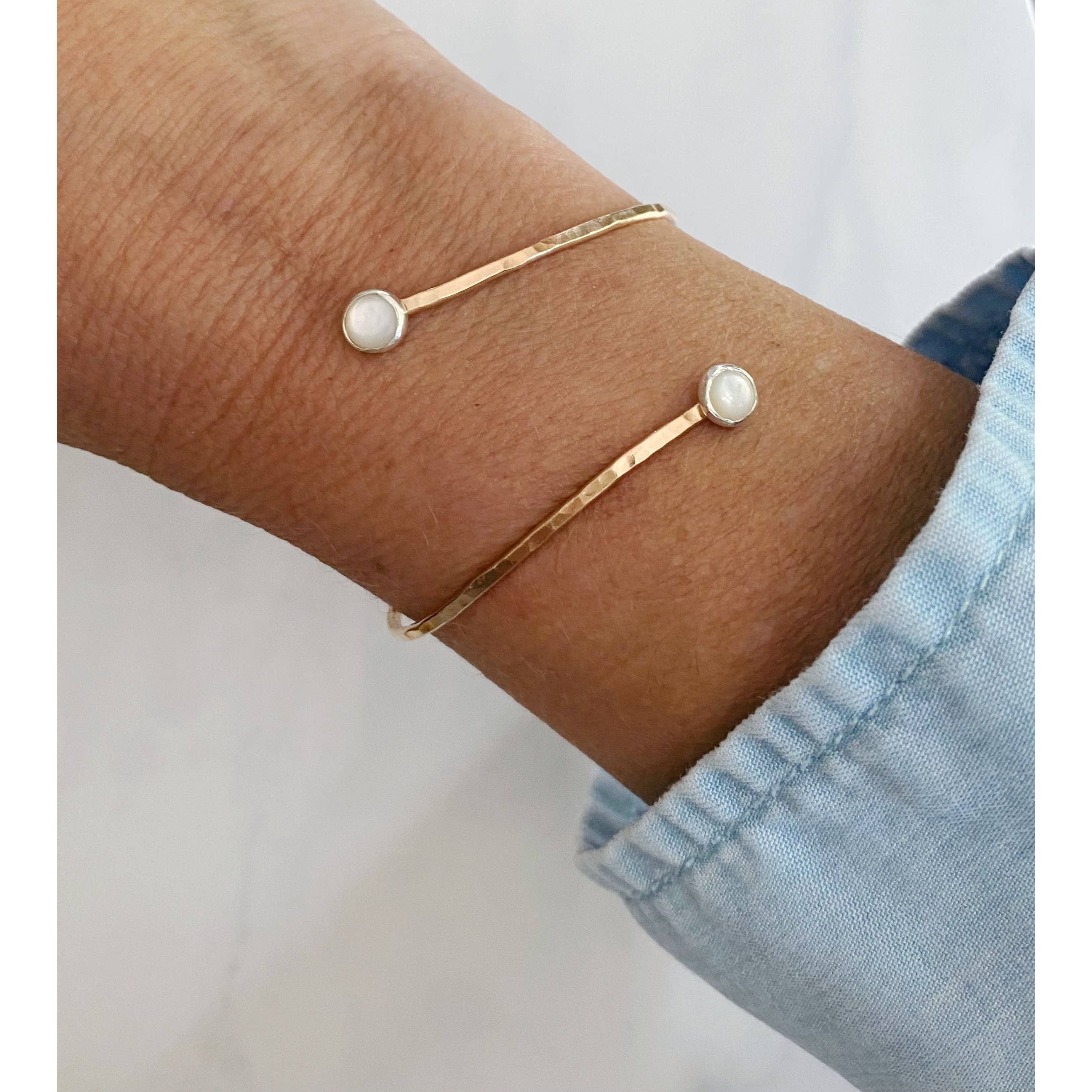 Mother of Pearl Wrap Cuff