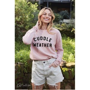 CUDDLE WEATHER Mineral Graphic Sweatshirt  | Vintage Black