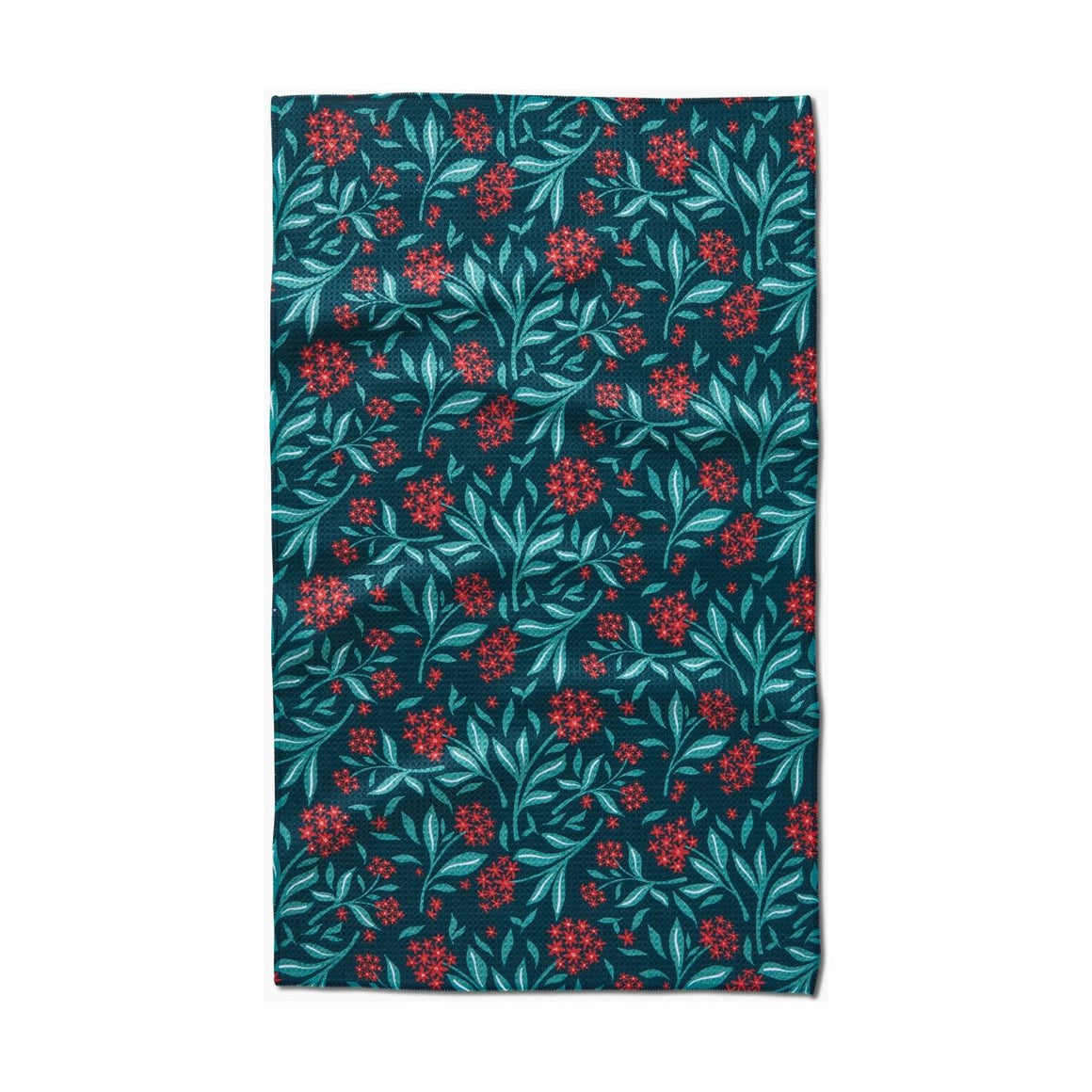 Geometry Tea Towel | Holiday Blooms