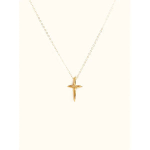 Droplet Cross Necklace