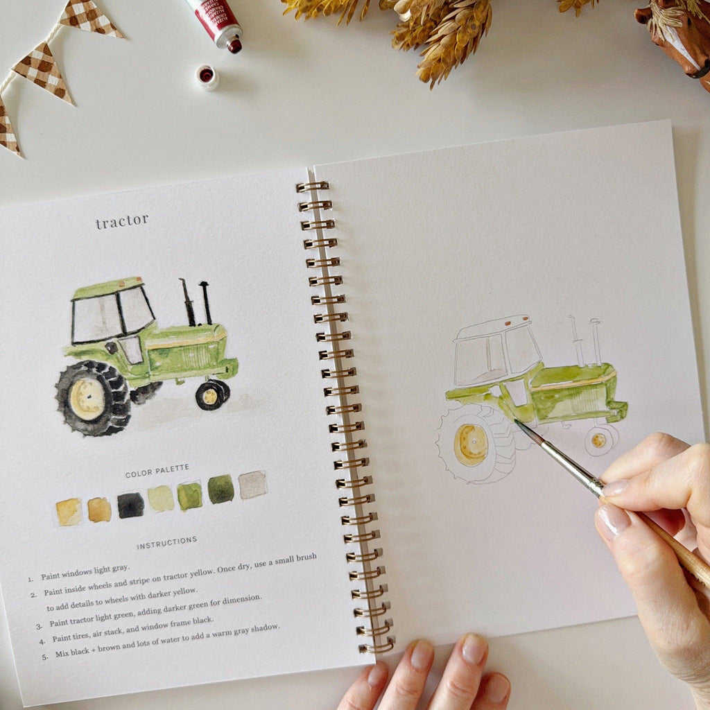 Watercolor Workbook | Farm
