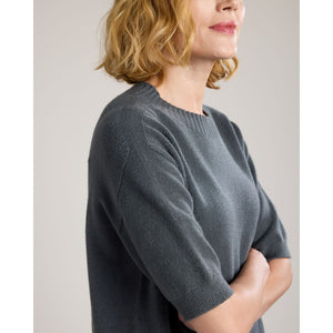Carlotta Knit Sweater | Dark Grey