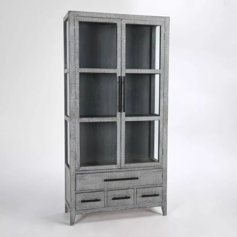 Simon Tall Cabinet | Antique Blue