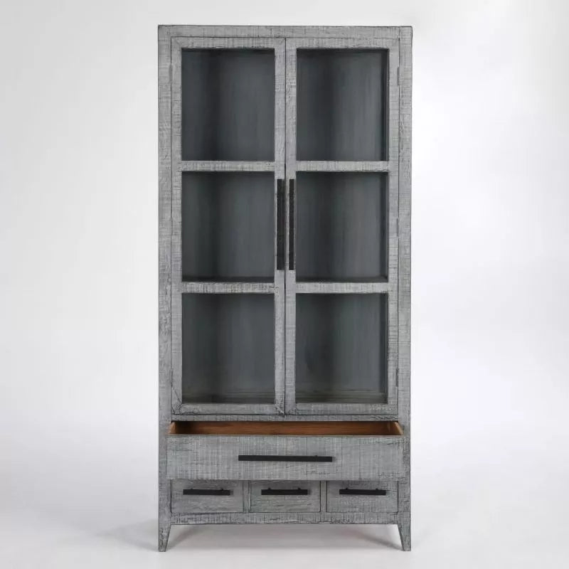 Simon Tall Cabinet | Antique Blue