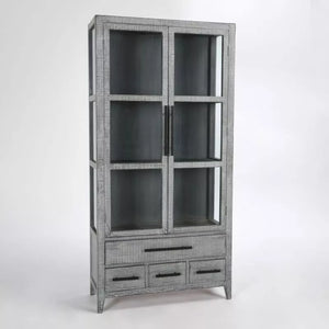 Simon Tall Cabinet | Antique Blue