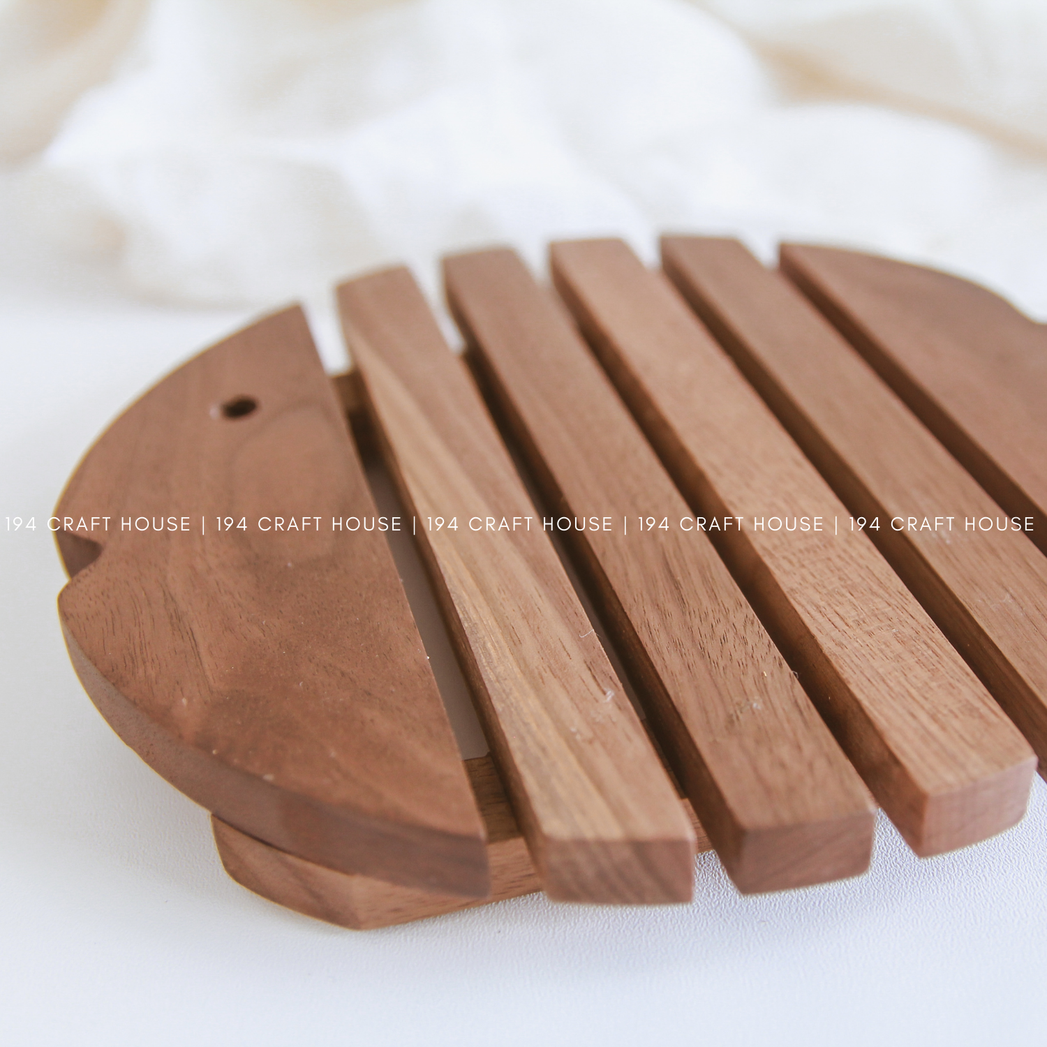 Fish Wood Trivet