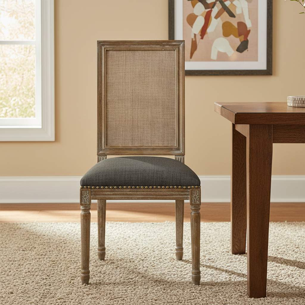 Square Maxwell Dining Chair w/Cane | Urban Bark