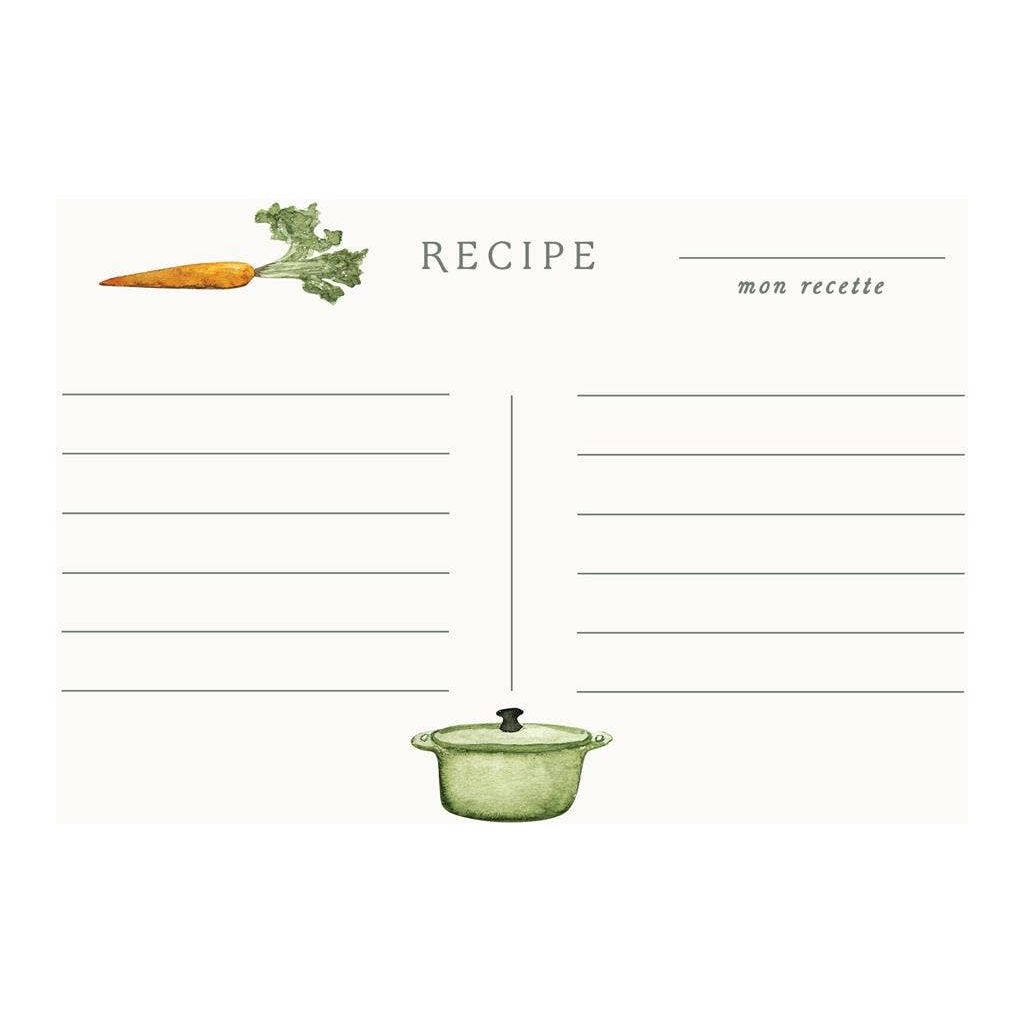 Hand Illustrated Recipe Card Box Set