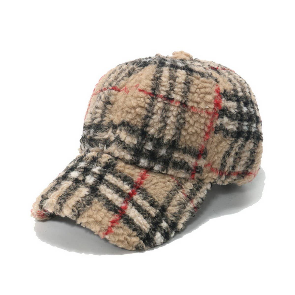 ACCITY - Wool Baseball Cap - Check Curved Brim_CWAH0728: TYPE1 / (OS) 2
