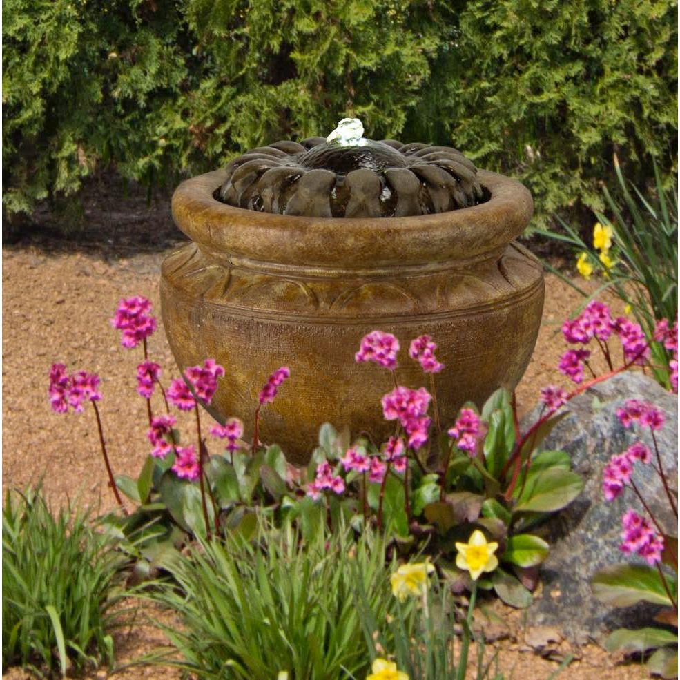 Sunflower Patio Bubbler Fountain