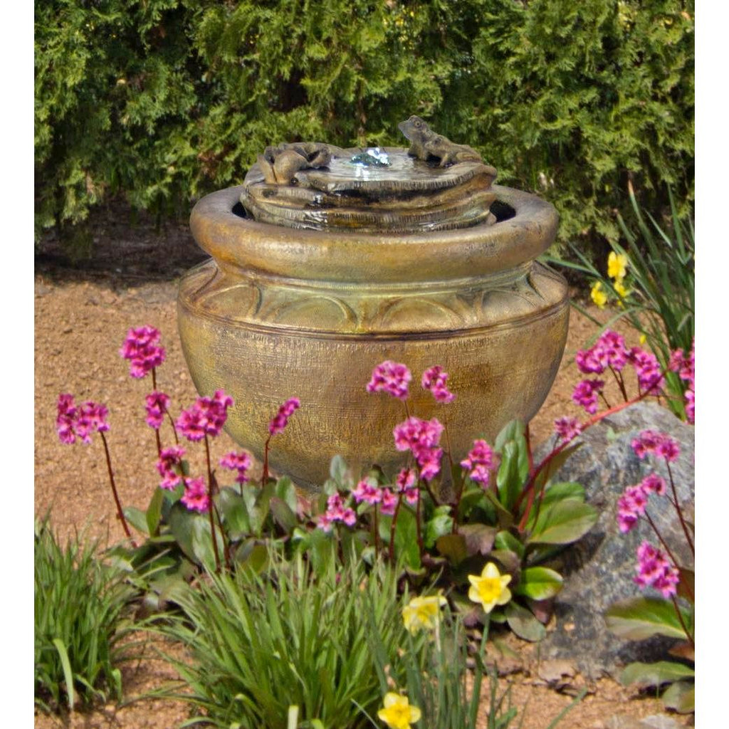 Frogs Patio Bubbler Fountain