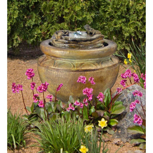 Frogs Patio Bubbler Fountain
