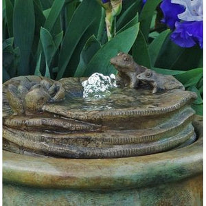 Frogs Patio Bubbler Fountain