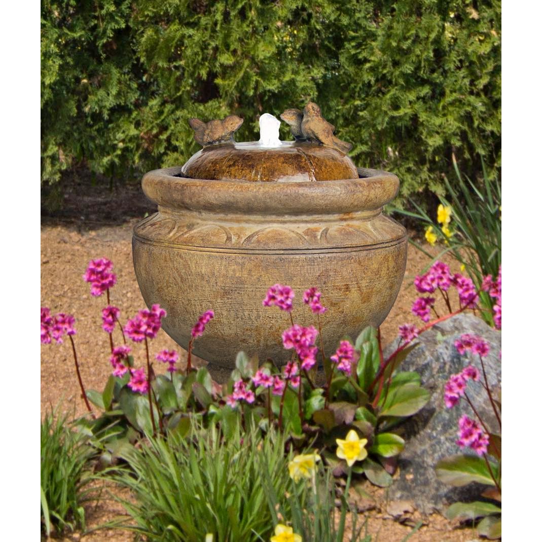 Birds Patio Bubbler Fountain