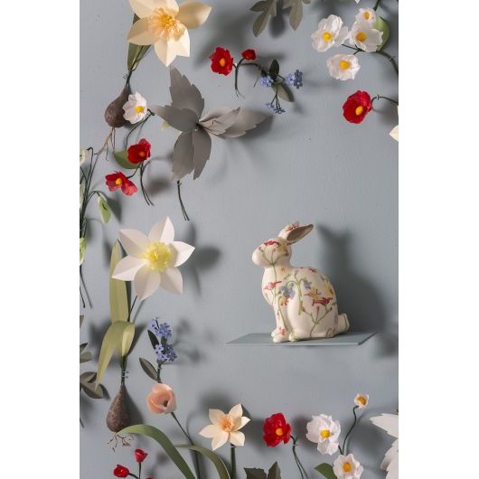 Flower Fields Bunny Figurine