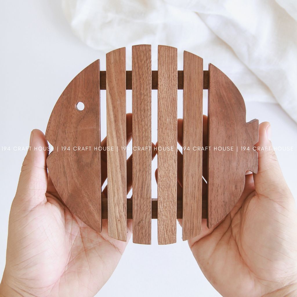 Fish Wood Trivet