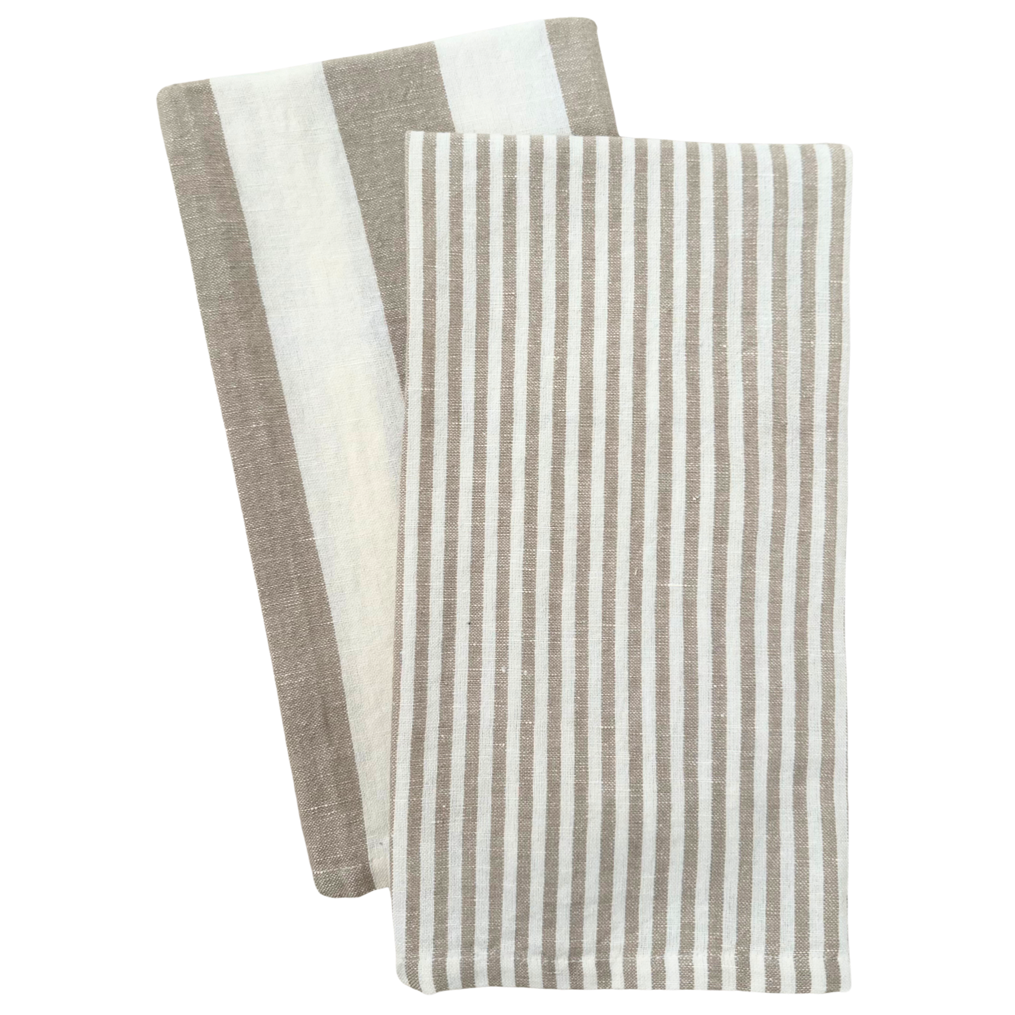 S/2 Stripe Tea Towel Set
