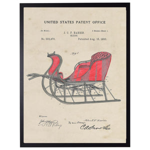 Watercolor Patent | Sleigh