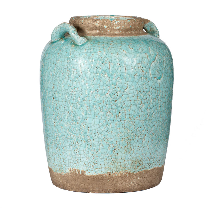 Turquoise Terracotta Vase
