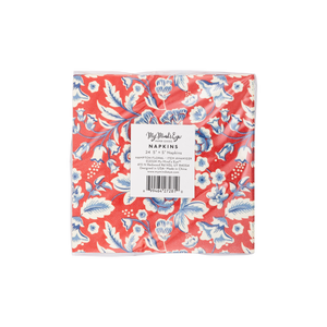 Hamptons Floral Paper Cocktail Napkin