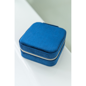 Velvet Jewelry Case | Sterling Grey