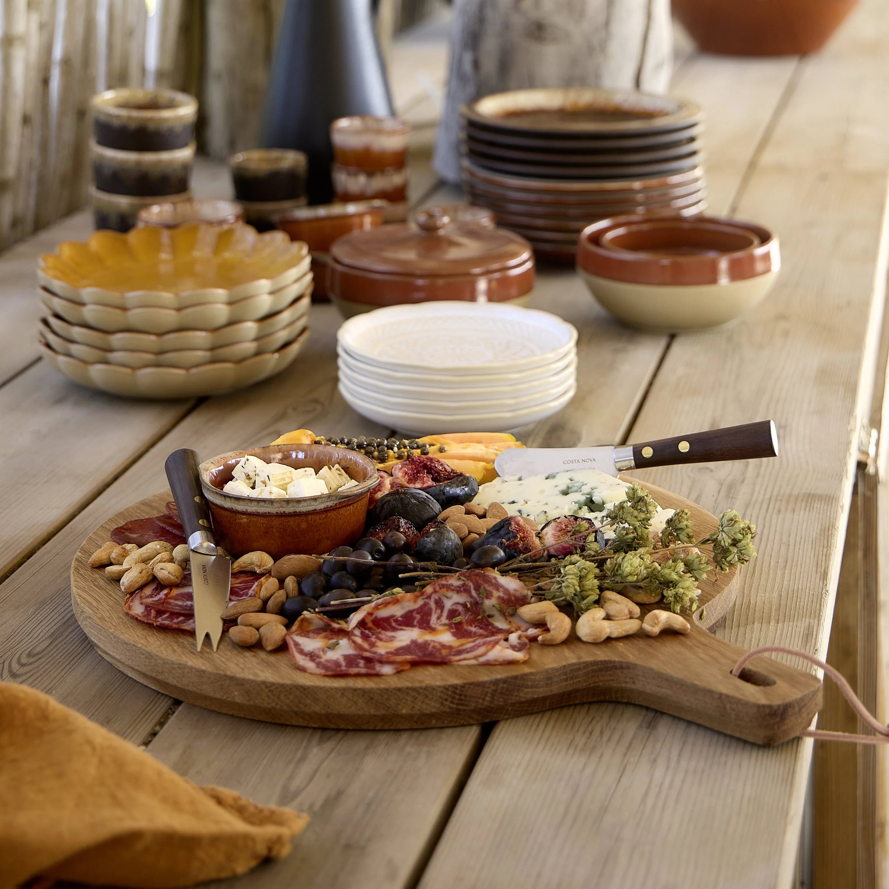 Oak Wood Cutting/Serving Board | Round