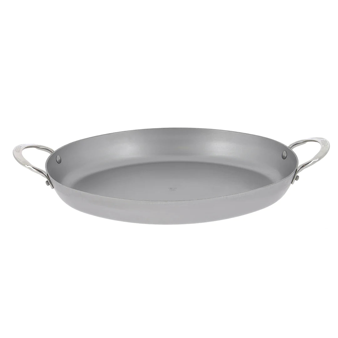MINERAL B Carbon Steel Oval Roasting Pan