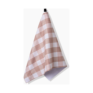 Geometry Tea Towel | Vintage Gingham - Natural