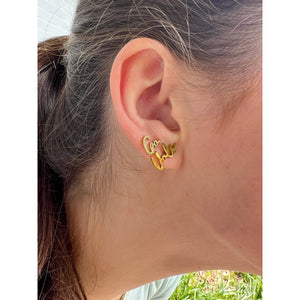 Go Vols Game Day Gold Stud Earrings