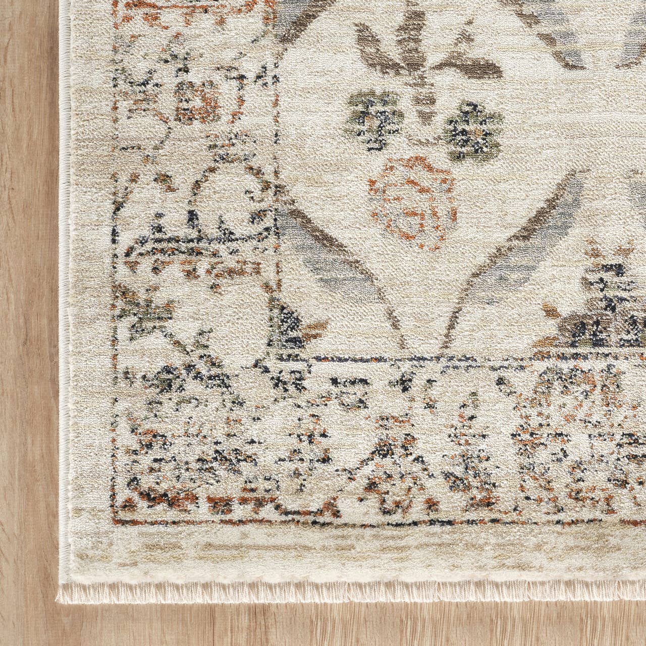 Abani Rugs - Alara Traditional Cream Vintage Floral Area Rug: 7'9" x 10'