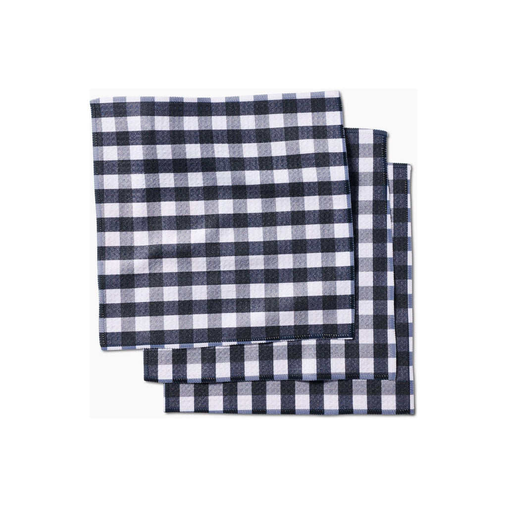 Geometry - Midnight Flannel Dishcloth Set