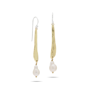 Ode To A Pearl Single Drop Earrings