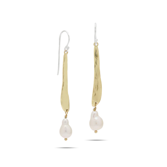 Ode To A Pearl Single Drop Earrings