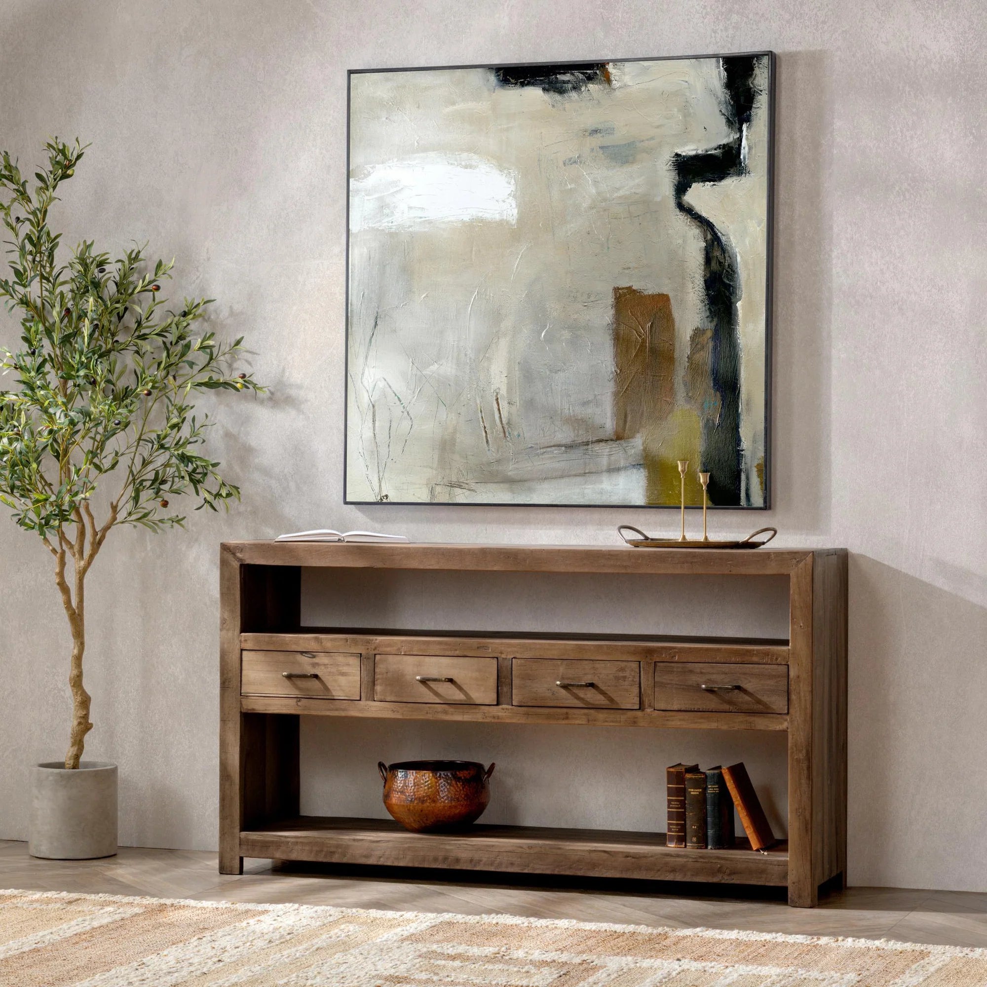 The Alden Reclaimed Wood Console