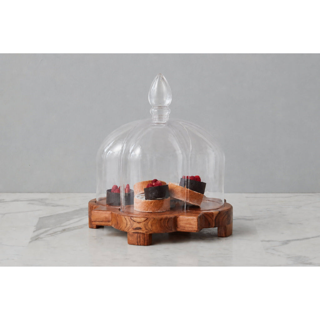Glass Quatrefoil Dome