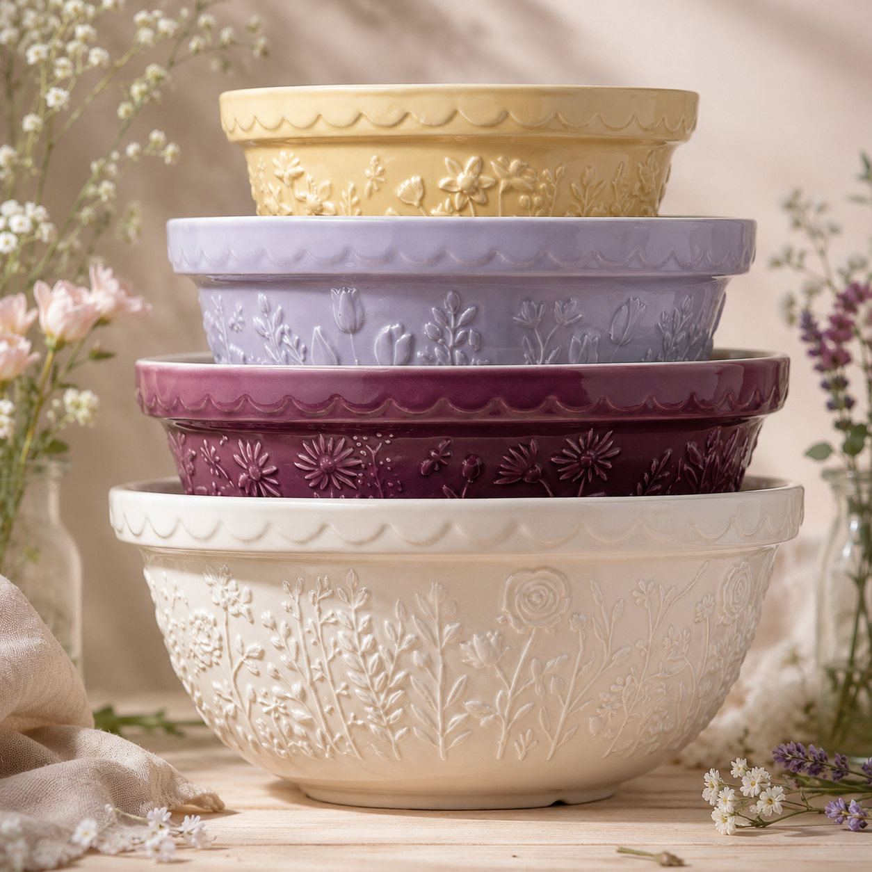 Mason Cash | In the Meadow | Rose - Cream | 11.75" | (S12)