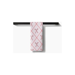 Geometry - Festive Candy Canes Tea Towel