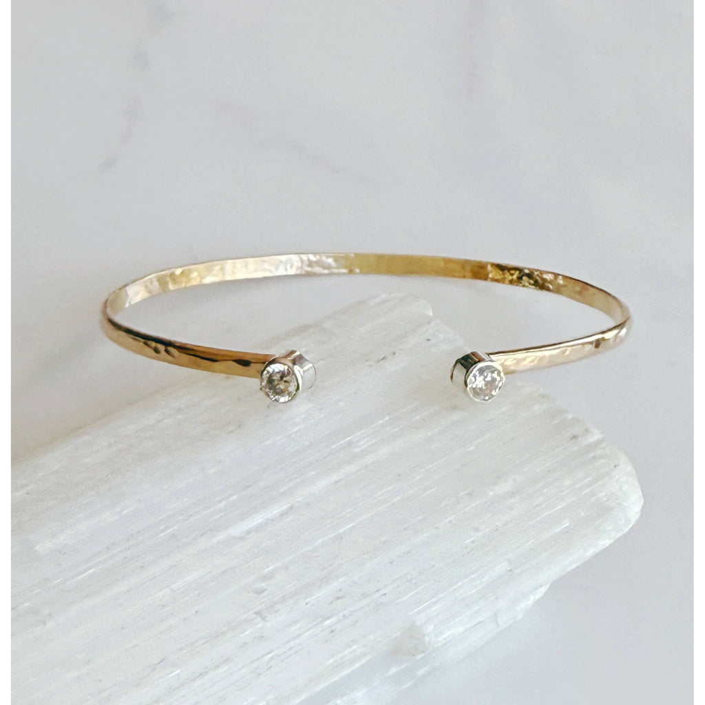 Swarovski Hammered Cuff