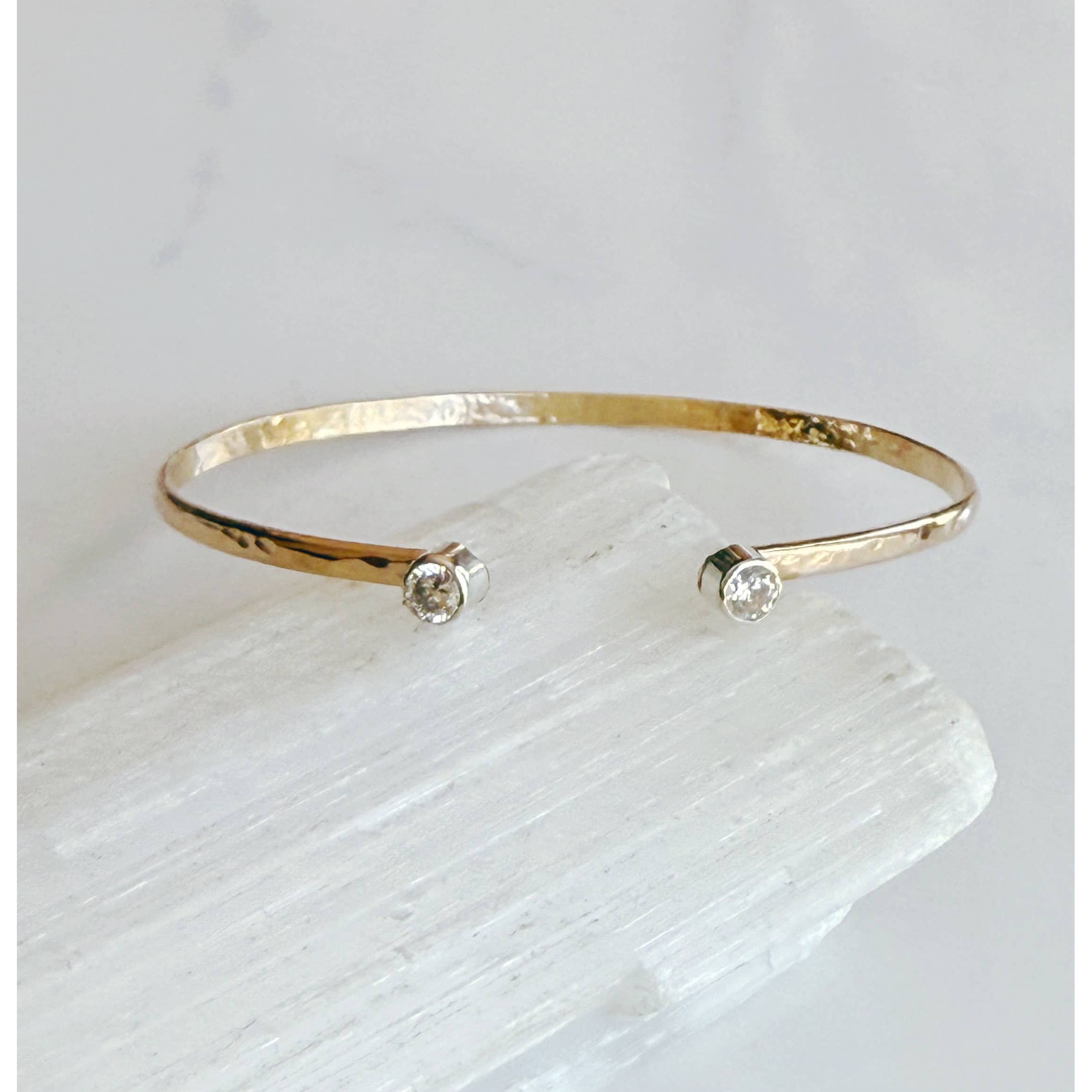 Swarovski Hammered Cuff