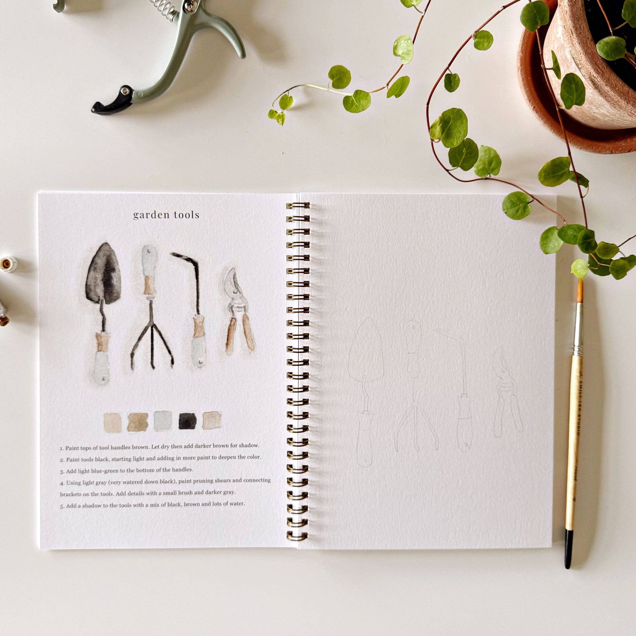 Watercolor Workbook | Garden