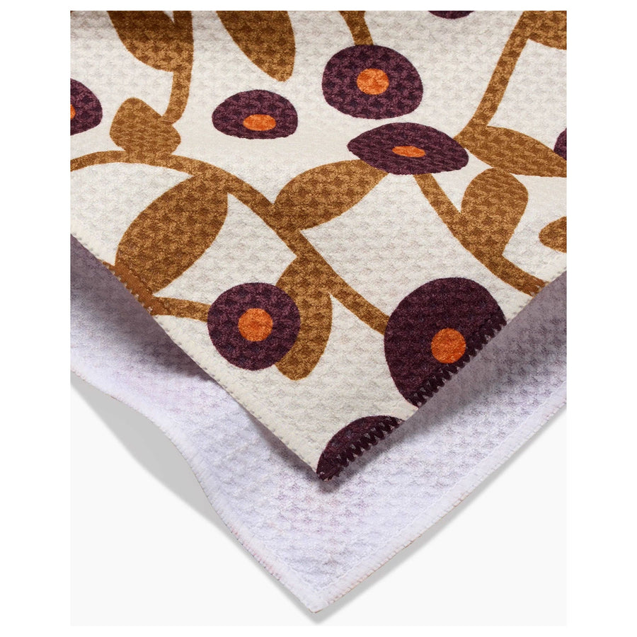 Geometry - Swirling Vines Tea Towel
