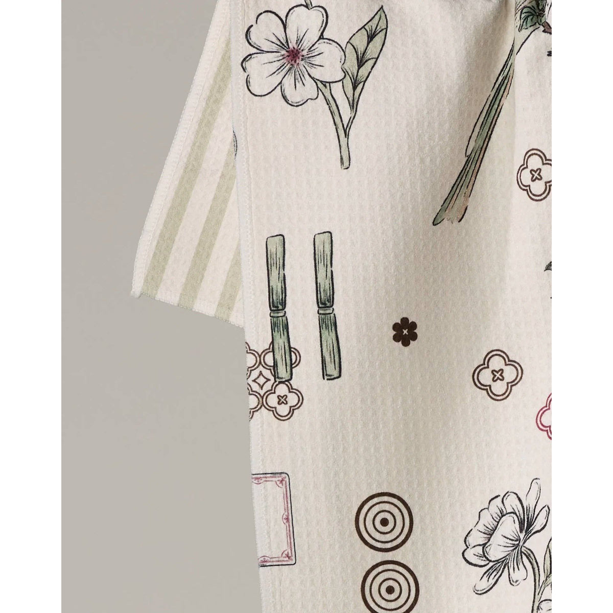 Geometry - Garden of Fortune Luxe Kitchen Towel