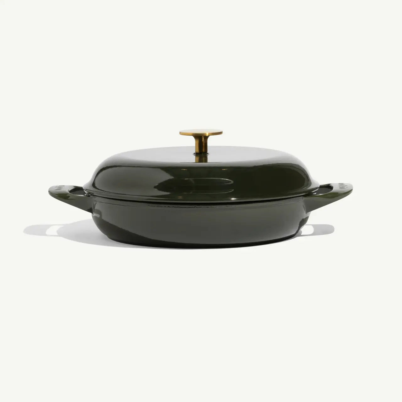 Enameled Cast Iron Braiser | Willow Green