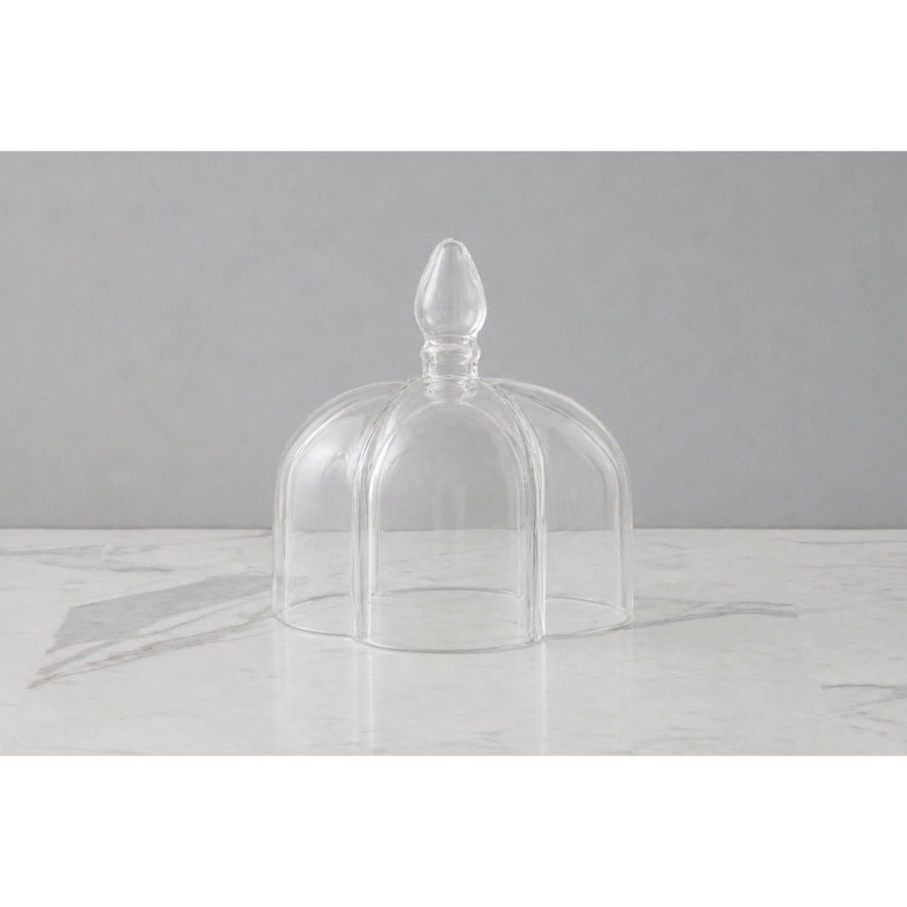 Glass Quatrefoil Dome