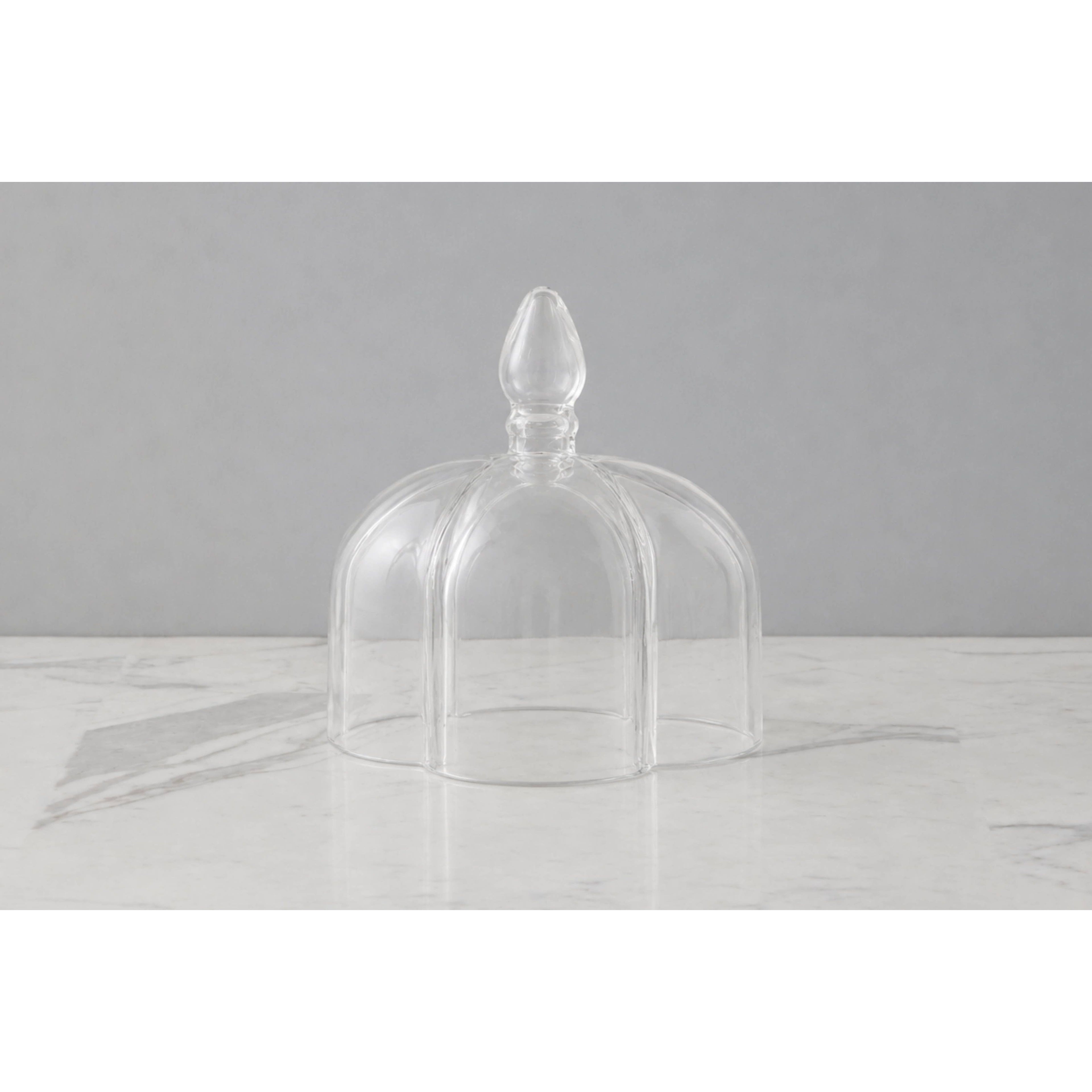 Glass Quatrefoil Dome
