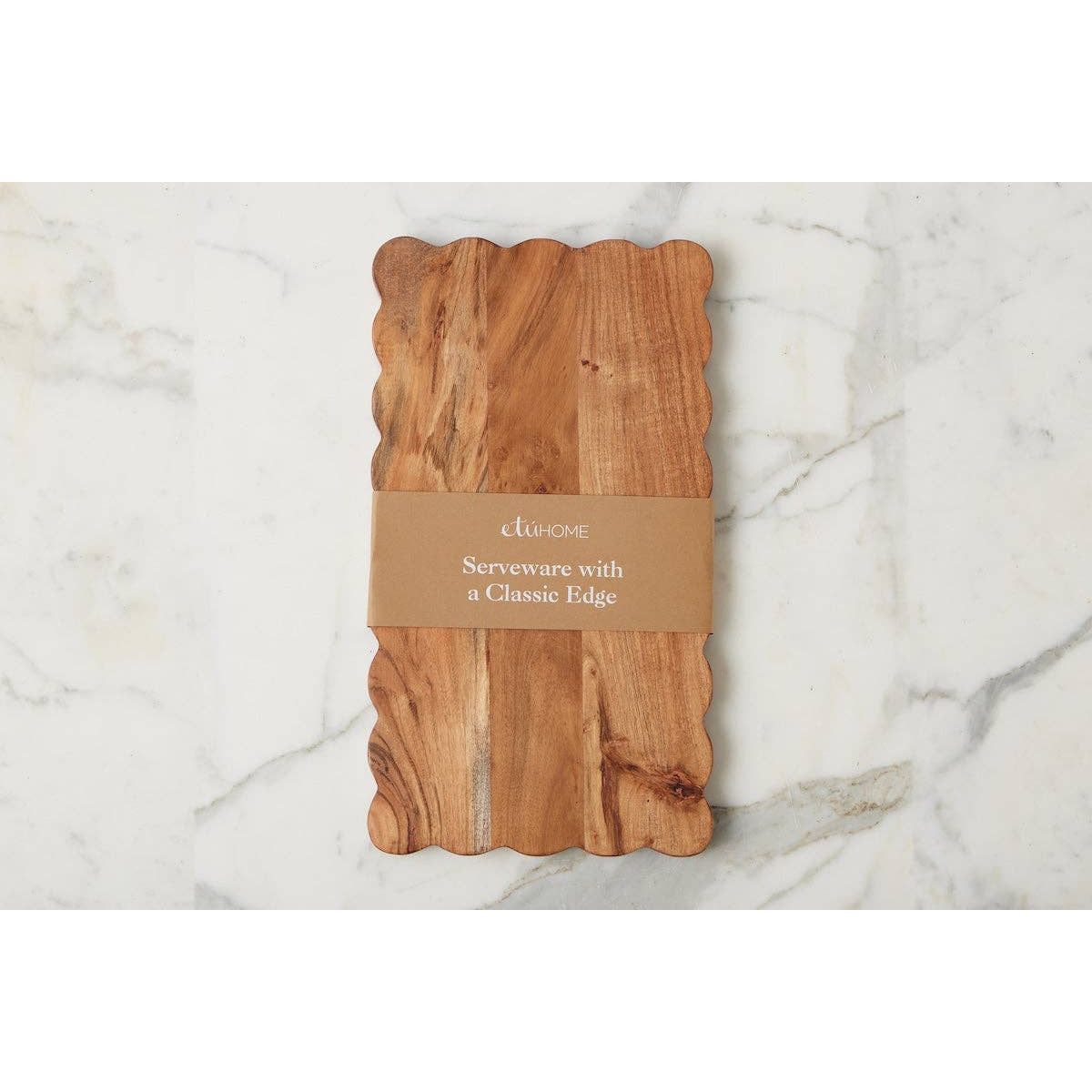 Scalloped Rectangle Cutting Board| Medium
