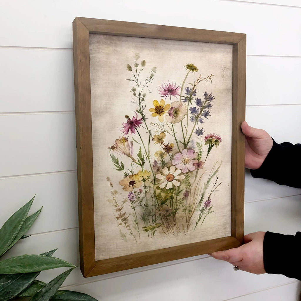 Gathered Wildflowers II | 24" x 36"