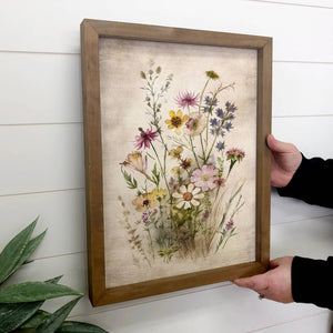 Gathered Wildflowers II  I 6" x 10"