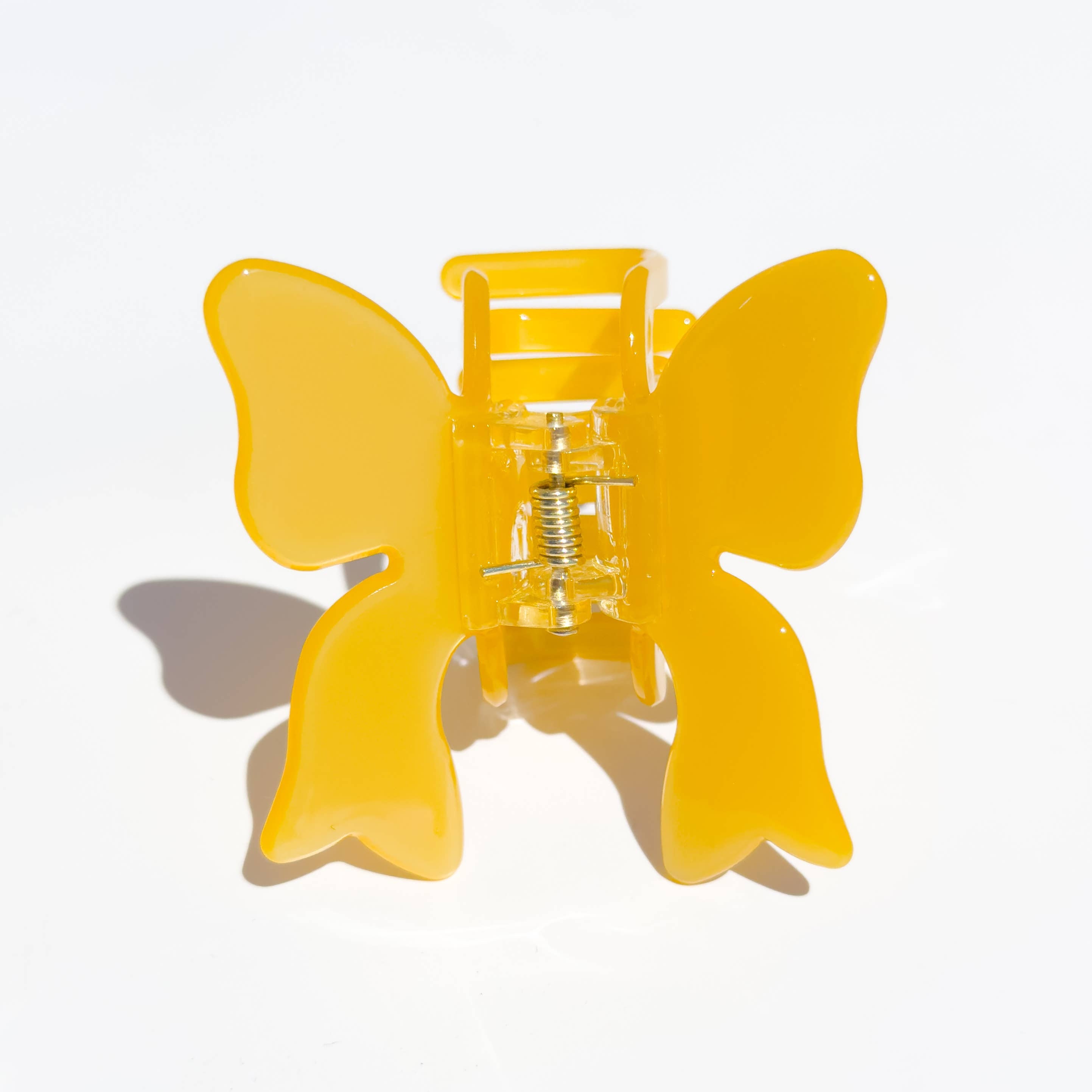 Butterfly Bow Hair Claw Clip | Yellow