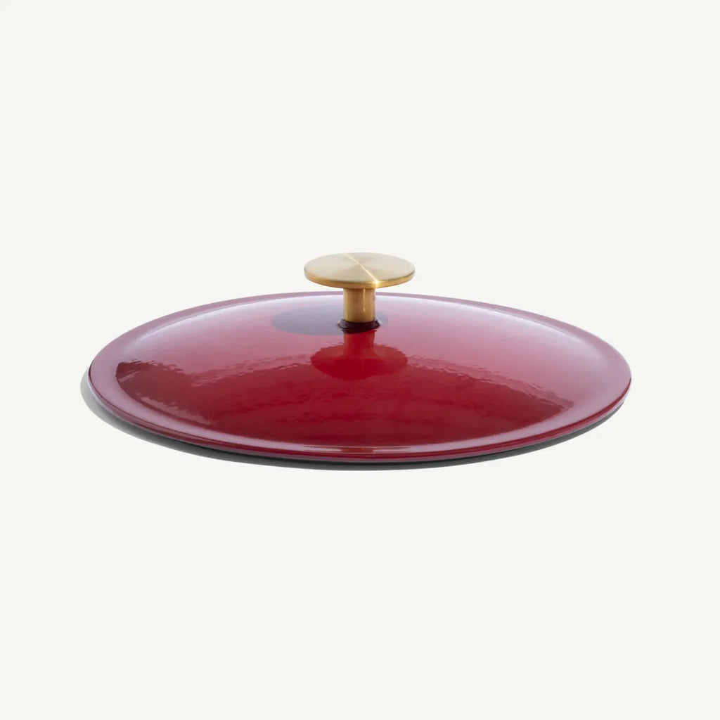 Enameled Cast Iron Dutch Oven | Round  5.5 Qt  - Ruby Red